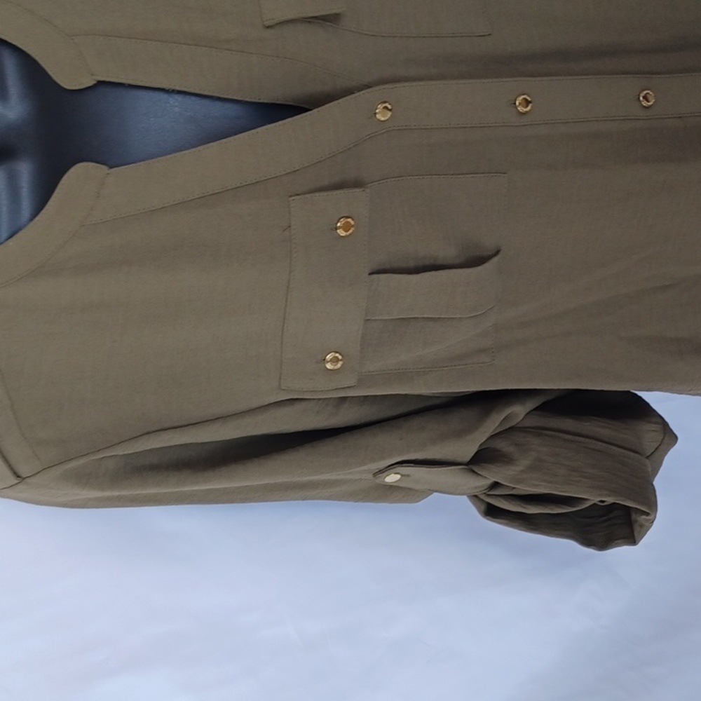 Calvin Klein Textured Roll Tab Button Down Shirt,… - image 6